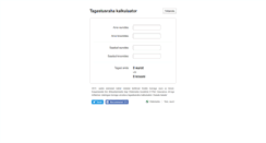 Desktop Screenshot of kalkulaator.webmedia.ee
