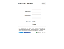 Tablet Screenshot of kalkulaator.webmedia.ee